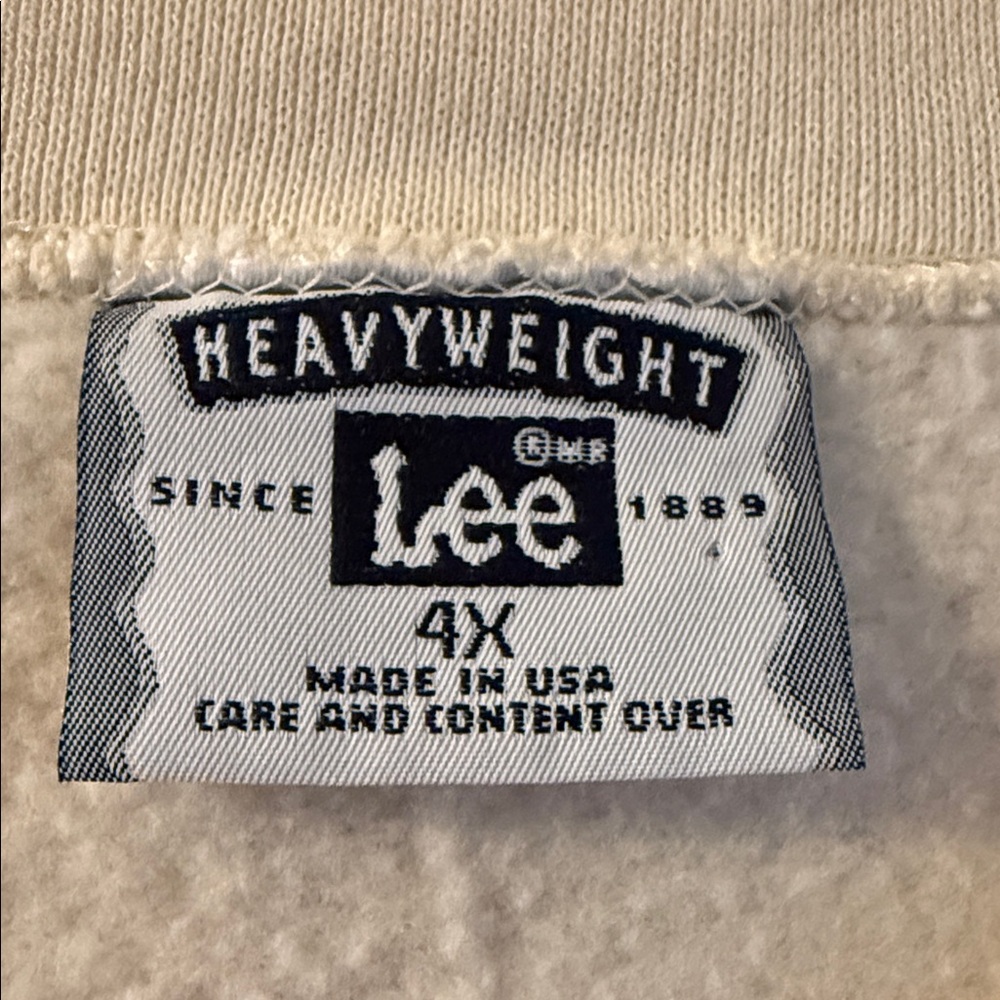Vintage Lee Heavyweight Crewneck Sweatshirt - Picture 4 of 4